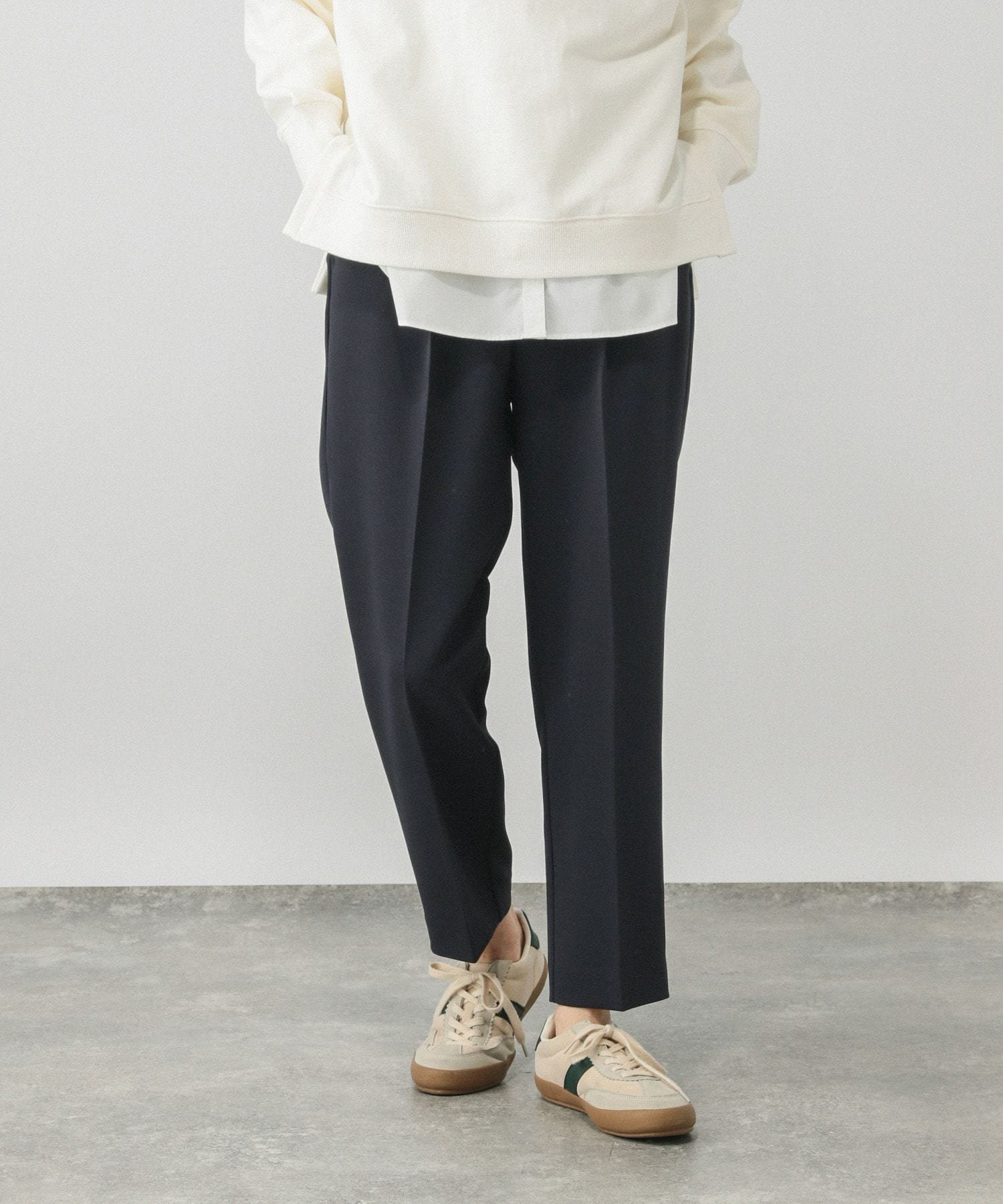 【グローバルワーク/GLOBAL WORK】のウツクシルエット極みストレートパンツ/603984 インテリア・キッズ・メンズ・レディースファッション・服の通販 founy(ファニー) 　ファッション　Fashion　レディースファッション　Fashion for Women　パンツ　Pants & Trousers　インナー　Innerwear　オケージョン　Occasion Wear　ギャザー　Gathered, Ruffled　ジャケット　Jacket, Outerwear　ストレッチ　Stretch, Stretchy Fabric　ストレート　Straight, Straight Cut　セットアップ　Set-Up, Coordinated Outfit　ダブル　Double, Double-Breasted　定番　Standard, Basic Item　人気　Popular, Best Seller　パターン　Pattern, Design Print　フィット　Fit, Slim Fit　フラット　Flat, Flat Shoes　メランジ　Melange, Mixed Yarn　おすすめ　Recommended / Our Picks　セレモニー　Ceremony　ビジネス 仕事 通勤　Business / Work / Commuting　ネイビー88|ID: prp329100004831213 ipo3291000000035174605