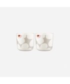 【マリメッコ/marimekko】の【日本限定】Unikko コーヒーカップセット(ハンドルなし)200ml 人気、トレンドファッション・服の通販 founy(ファニー) ファッション Fashion レディースファッション Fashion for Women おすすめ Recommended / Our Picks ギフト プレゼント Gift / Present コンパクト Compact, Small Size フォルム Silhouette, Form エレガント 上品 Elegant thumbnail ホワイト×ライトグレー|ID: prp329100004831275 ipo3291000000035175531