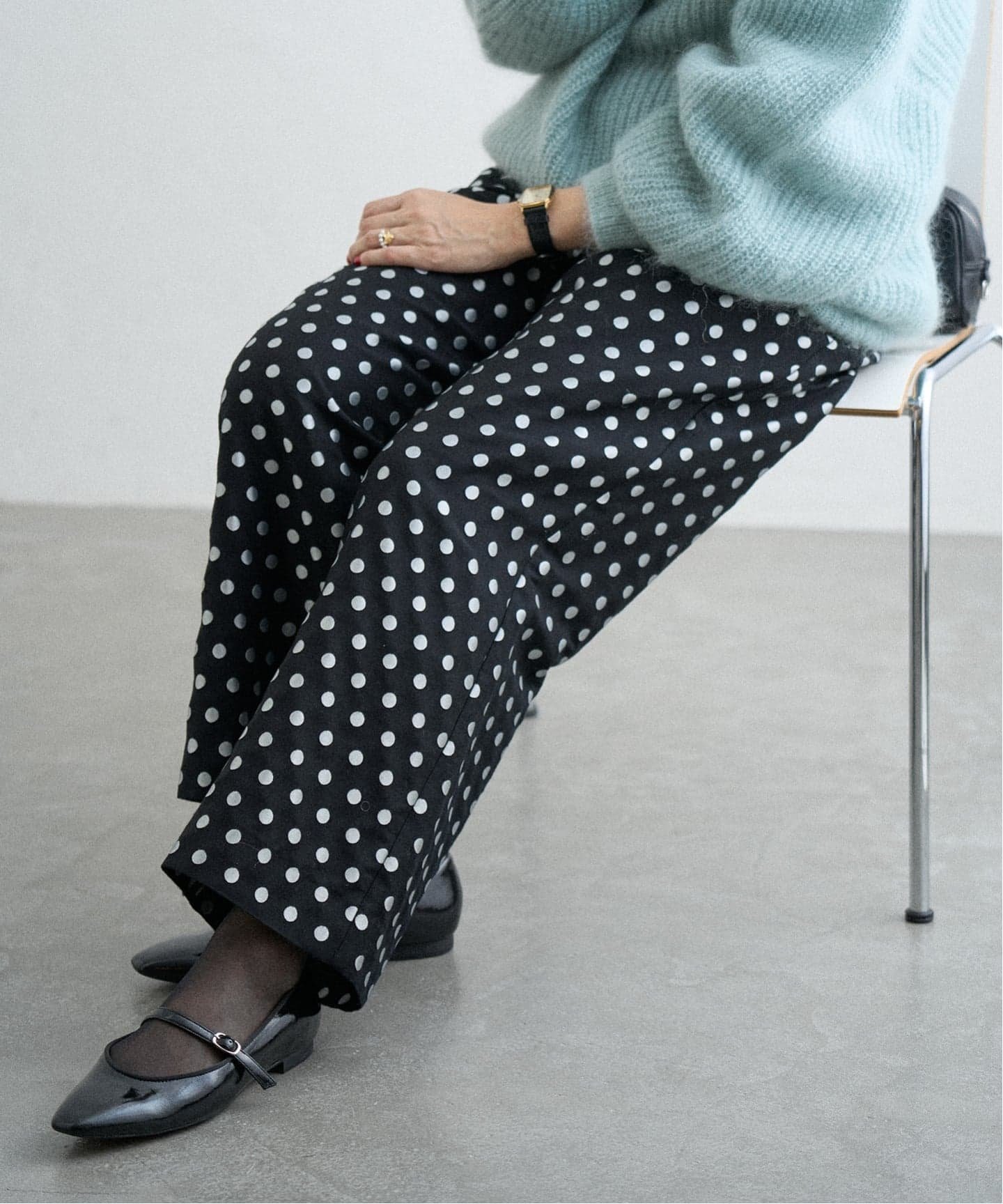 【イエナ/IENA】の《WEB限定/追加》ドットジャガードイージーパンツ インテリア・キッズ・メンズ・レディースファッション・服の通販 founy(ファニー) 　ファッション　Fashion　レディースファッション　Fashion for Women　パンツ　Pants & Trousers　2025年　2025　2025-2026秋冬・A/W　Autumn/Winter 2025–26 AW25–26　おすすめ　Recommended / Our Picks　シルク　Silk, 100% Silk　シンプル　Simple, Minimal　ドット　Polka Dot, Dot Pattern　フィット　Fit, Slim Fit　リラックス　Relax, Relaxed Fit　ワイド　Wide, Wide Fit　エレガント 上品　Elegant　ブラック|ID: prp329100004831279 ipo3291000000035175552