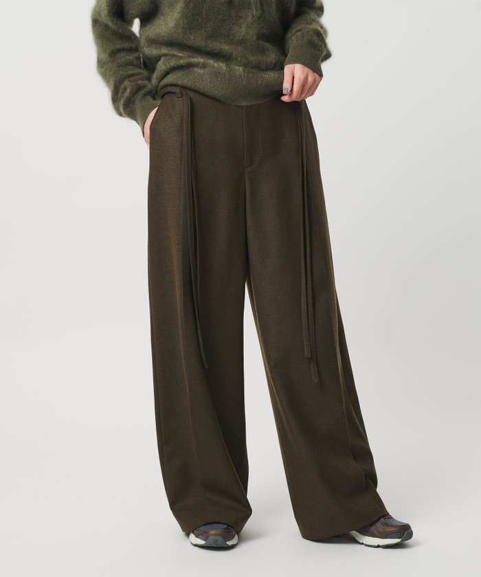 【ビューティ&ユース ユナイテッドアローズ/BEAUTY&YOUTH / UNITED ARROWS】の毛ブレンド ハイウエスト タックワイドパンツ インテリア・キッズ・メンズ・レディースファッション・服の通販 founy(ファニー) https://founy.com/ ファッション Fashion レディースファッション Fashion for Women パンツ Pants & Trousers コレクション Collection, Seasonal Line シンプル Simple, Minimal セットアップ Set-Up, Coordinated Outfit ダブル Double, Double-Breasted リラックス Relax, Relaxed Fit ループ Loop, Loop Knit ワイド Wide, Wide Fit おすすめ Recommended / Our Picks |ID: prp329100004831287 ipo3291000000035175586