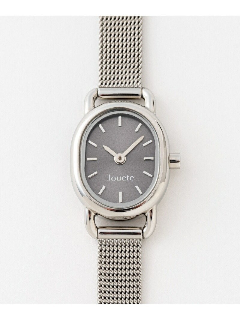 【ジュエッテ/Jouete】のタイムピース オーバル インテリア・キッズ・メンズ・レディースファッション・服の通販 founy(ファニー) 　ファッション　Fashion　レディースファッション　Fashion for Women　オーバル　Oval Design　シンプル　Simple, Minimal　フェイス　Face, Facial Design　メッシュ　Mesh, Net Fabric　エレガント 上品　Elegant　時計　Watch, Wristwatch　シルバー|ID: prp329100004831297 ipo3291000000035175649