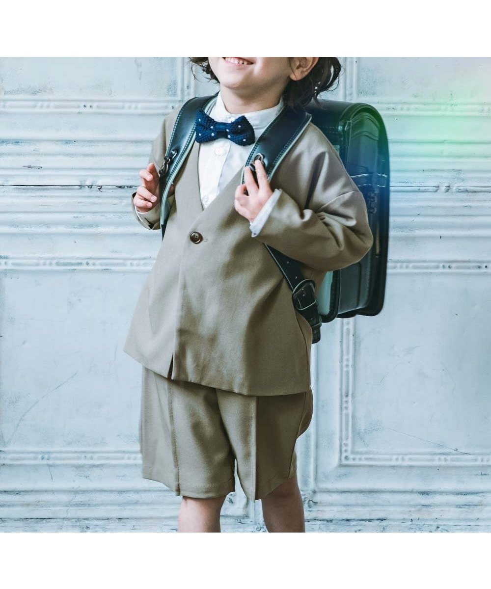 【デビロック/devirock / KIDS】のフォーマル ノーカラージャケット セットアップ(ハーフパンツ) 子供服 キッズ 26SS インテリア・キッズ・メンズ・レディースファッション・服の通販 founy(ファニー) 　ファッション　Fashion　キッズファッション　Fashion for Kids　ボトムス　Bottoms　春　Spring　サスペンダー　Suspenders, Braces　ジャケット　Jacket, Outerwear　セットアップ　Set-Up, Coordinated Outfit　ハーフ　Half, Half-Length　フォーマル　Formal, Dressy　おすすめ　Recommended / Our Picks　入学式　Entrance Ceremony　卒業式　Graduation Ceremony　結婚式　Wedding　2026年　2026　002-Dグレージュ|ID: prp329100004831306 ipo3291000000035175698