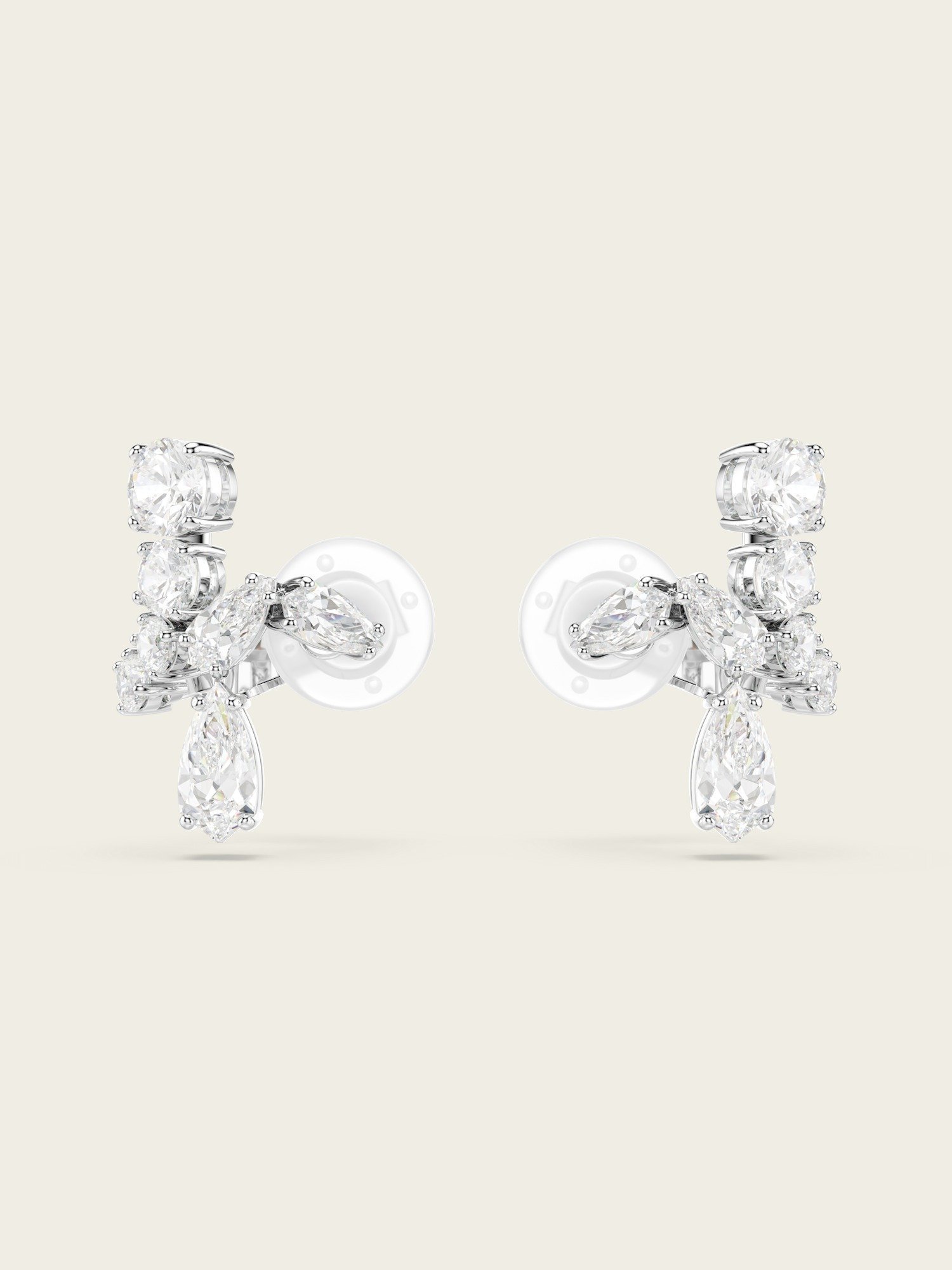 【スワロフスキー/swarovski】の【公式】【スワロフスキー】Matrix クリップイヤリング インテリア・キッズ・メンズ・レディースファッション・服の通販 founy(ファニー) ファッション Fashion レディースファッション Fashion for Women ジュエリー Jewelry ファッションリング Fashion Rings イヤリング・フープ・ドロップタイプ Hoop, Drop & Clip Earrings イヤリング Earrings イヤーカフ Ear Cuffs ジュエリー Jewelry, Accessories スワロフスキー Swarovski, Crystal Accent ミックス Mix, Mixed Style ホワイト|ID: prp329100004831314 ipo3291000000035175758