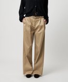 【ビューティ&ユース ユナイテッドアローズ/BEAUTY&YOUTH / UNITED ARROWS】のATTISESSION ベルト 2タック ストレート パンツ 2 BEIGE|ID: prp329100004831323 ipo3291000000035175859