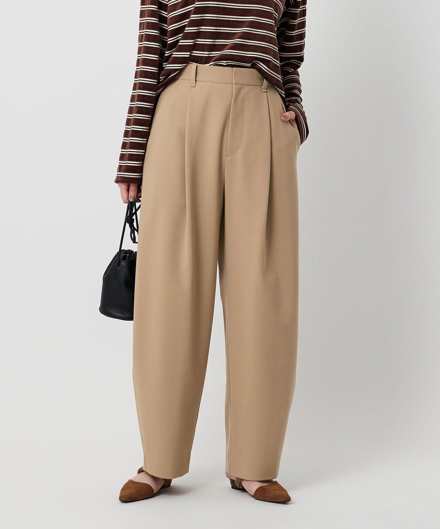 【ビューティ&ユース ユナイテッドアローズ/BEAUTY&YOUTH / UNITED ARROWS】のポリエステルブレンド カーブパンツ 人気、トレンドファッション・服の通販 founy(ファニー) ファッション Fashion レディースファッション Fashion for Women パンツ Pants & Trousers コンパクト Compact, Small Size ジャケット Jacket, Outerwear ストライプ Stripe, Striped Pattern スラックス Slacks, Dress Pants ドレープ Drape, Draping Fabric バランス Balance, Style Balance プリント Print, Printed Pattern ミックス Mix, Mixed Style 無地 Plain, Solid Color ワイド Wide, Wide Fit おすすめ Recommended / Our Picks other-1|ID: prp329100004831324 ipo3291000000035175873