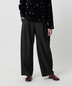 【ビューティ&ユース ユナイテッドアローズ/BEAUTY&YOUTH / UNITED ARROWS】のポリエステルブレンド カーブパンツ 人気、トレンドファッション・服の通販 founy(ファニー) ファッション Fashion レディースファッション Fashion for Women パンツ Pants & Trousers コンパクト Compact, Small Size ジャケット Jacket, Outerwear ストライプ Stripe, Striped Pattern スラックス Slacks, Dress Pants ドレープ Drape, Draping Fabric バランス Balance, Style Balance プリント Print, Printed Pattern ミックス Mix, Mixed Style 無地 Plain, Solid Color ワイド Wide, Wide Fit おすすめ Recommended / Our Picks thumbnail BLACK|ID: prp329100004831324 ipo3291000000035175876