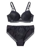 【ピーチジョン/PEACH JOHN】の【ノンワイヤー】ほど良いボリューム感.谷間メイクレースノンワイヤーブラセット 人気、トレンドファッション・服の通販 founy(ファニー) ファッション Fashion レディースファッション Fashion for Women ギャザー Gathered, Ruffled ショーツ Shorts, Short Pants ストレッチ Stretch, Stretchy Fabric センター Center, Center Line フェミニン Feminine, Girly フロント Front, Front Design ブラジャー Bra, Lingerie ボトム Bottoms, Lower Wear ラップ Wrap, Wrap Design ランジェリー Lingerie, Intimate Wear レギュラー Regular, Standard Fit レース Lace, Lace Fabric ワイヤー Wire, Wired Bra おすすめ Recommended / Our Picks thumbnail ブラック|ID: prp329100004831325 ipo3291000000035175877