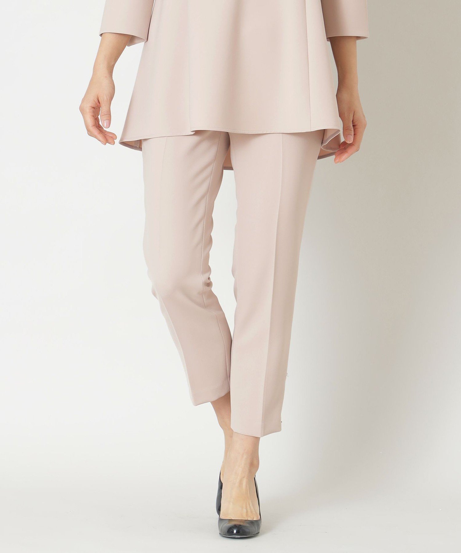 【トゥー ビー シック/TO BE CHIC】のストレッチダブルクロス パンツ インテリア・キッズ・メンズ・レディースファッション・服の通販 founy(ファニー) 　ファッション　Fashion　レディースファッション　Fashion for Women　パンツ　Pants & Trousers　オケージョン　Occasion Wear　スリム　Slim, Slim Fit　センター　Center, Center Line　ピンク|ID: prp329100004831331 ipo3291000000035175954