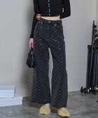 【メゾンスペシャル/MAISON SPECIAL】のDiamond Beads Embroidery Denim Pants 人気、トレンドファッション・服の通販 founy(ファニー) ファッション Fashion レディースファッション Fashion for Women パンツ Pants & Trousers デニムパンツ・ジーンズ・美脚デニム Denim Jeans & Pants スペシャル Special, Limited Edition セットアップ Set-Up, Coordinated Outfit ダブル Double, Double-Breasted デニム Denim, Jeans Material パーカー Hoodie, Parka ポケット Pocket, Pocket Detail ワンポイント One Point, Statement Accent thumbnail BLK|ID: prp329100004831342 ipo3291000000035176084