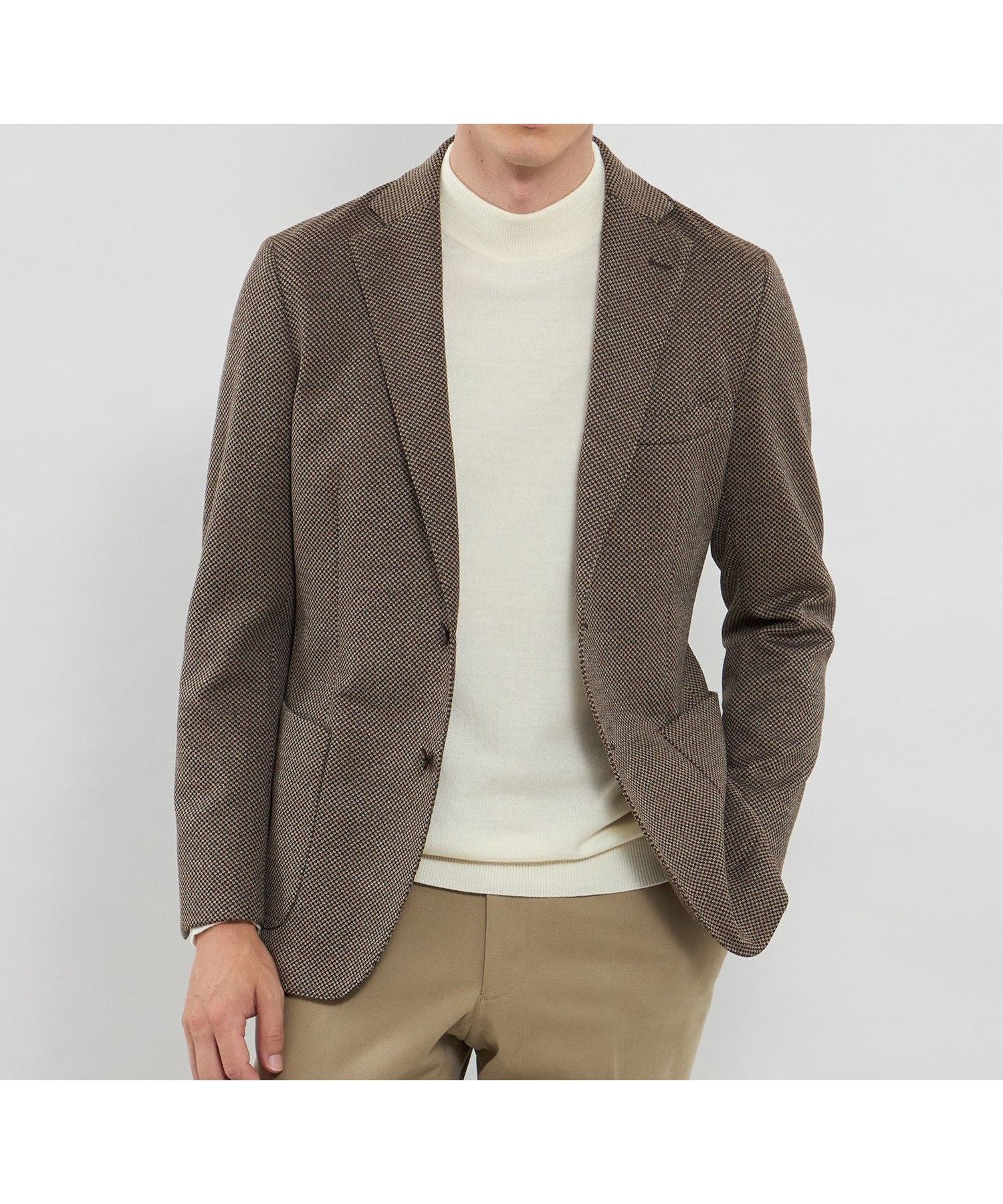 【マッキントッシュ ロンドン/MACKINTOSH LONDON / MEN】の【FLEX JERSEY】ハニカムジャージージャケット インテリア・キッズ・メンズ・レディースファッション・服の通販 founy(ファニー) 　ファッション　Fashion　メンズファッション　Fashion for Men　ジャケット　Jacket, Outerwear　リラックス　Relax, Relaxed Fit　冬　Winter / This Winter　春　Spring　秋　Autumn　ブラウン|ID: prp329100004831343 ipo3291000000035176101