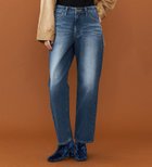 【エドウイン オンライン モール/EDWIN ONLINE MALL】のリニューアル Lee BABE ストレッチ/ストレートデニムパンツ 【豊富なサイズ展開XXS-4L】 人気、トレンドファッション・服の通販 founy(ファニー) ファッション Fashion レディースファッション Fashion for Women パンツ Pants & Trousers デニムパンツ・ジーンズ・美脚デニム Denim Jeans & Pants アンクル Ankle-Length Design シンプル Simple, Minimal ストレッチ Stretch, Stretchy Fabric ストレート Straight, Straight Cut テーパード Tapered, Tapered Pants デニム Denim, Jeans Material ロールアップ Roll-Up, Cuffed Hem thumbnail 中色ブルー|ID: prp329100004831344 ipo3291000000035176096