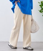 【チャオパニックティピー/CIAOPANIC TYPY】の【マイナス3キロ見え/低身長・高身長対応サイズ展開】すっきりシルエットリブパンツ アイボリー|ID: prp329100004831354 ipo3291000000035176182