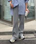 【チャオパニックティピー/CIAOPANIC TYPY】の【マイナス3キロ見え/低身長・高身長対応サイズ展開】すっきりシルエットリブパンツ グレーその他1|ID: prp329100004831354 ipo3291000000035176195