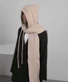 【チェルカ/CERCA】のChiina/ニットフードマフラー 人気、トレンドファッション・服の通販 founy(ファニー) ファッション Fashion レディースファッション Fashion for Women トップス・カットソー Cut & Sew Tops ニット Knit Tops & Sweaters マフラー・スヌード / 冬小物の定番 Scarves & Mufflers おすすめ Recommended / Our Picks キャップ Cap, Baseball Cap ドッキング Docking, Mixed Material ベーシック Basic, Essential マフラー Scarf, Muffler 再入荷 Restock / Back in Stock 防寒 Cold Protection, Winter-Ready thumbnail アイボリー|ID: prp329100004831364 ipo3291000000035176228