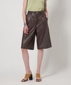 【ユナイテッドアローズ/UNITED ARROWS】のAEWEN MATOPH レザーライク ハーフパンツ DK.BROWN|ID: prp329100004831366 ipo3291000000035176248