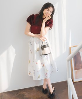 【ウィルセレクション/WILLSELECTION】のオータムボタニカルフラワータックスカート 人気、トレンドファッション・服の通販 founy(ファニー) ファッション Fashion レディースファッション Fashion for Women スカート Skirts 秋 Autumn カラフル Colorful Design 人気 Popular, Best Seller フラワー Flower, Floral フレア Flare, Flared プリント Print, Printed Pattern レース Lace, Lace Fabric エレガント 上品 Elegant ビジネス 仕事 通勤 Business / Work / Commuting |ID:prp329100004831381