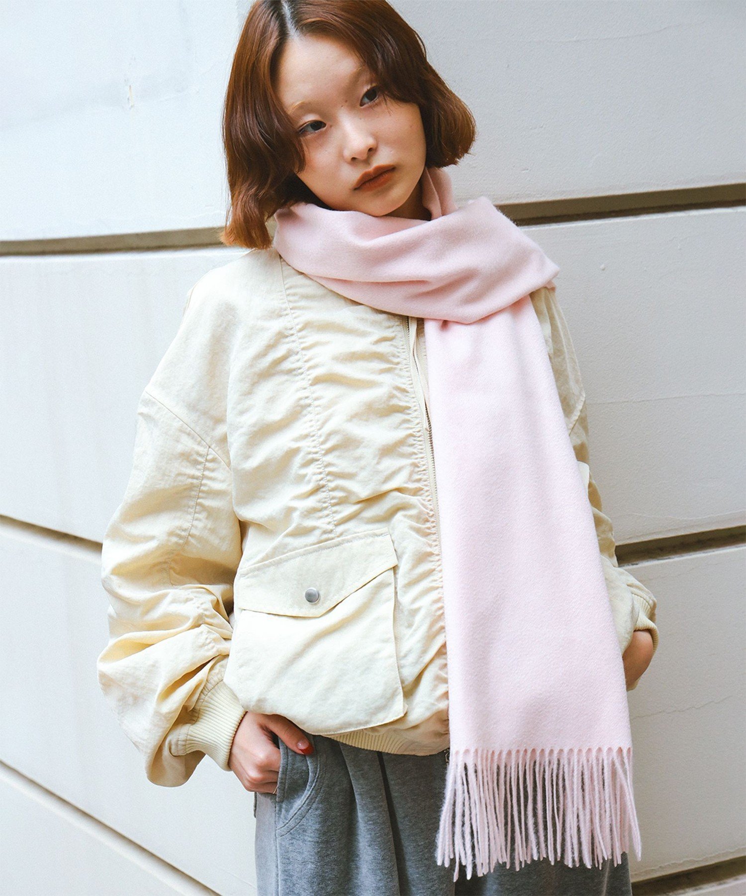 【ビームス ウイメン/BEAMS】のカシミヤ ストール 25AW インテリア・キッズ・メンズ・レディースファッション・服の通販 founy(ファニー) 　ファッション　Fashion　レディースファッション　Fashion for Women　2025年　2025　2025-2026秋冬・A/W　Autumn/Winter 2025–26 AW25–26　ストール　Stole, Wrap　エレガント 上品　Elegant　冬　Winter / This Winter　PINK|ID: prp329100004831383 ipo3291000000035176402