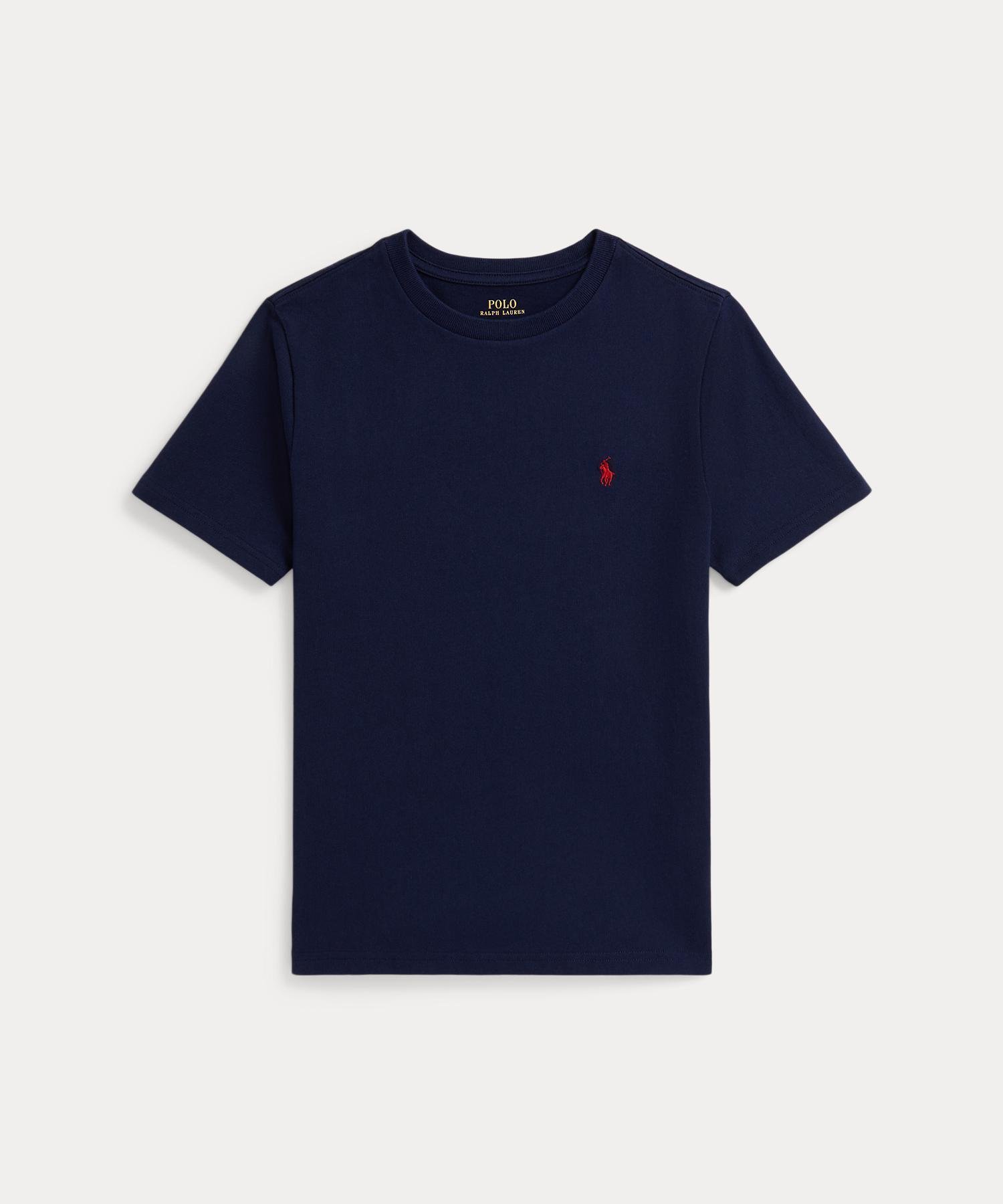 【ラルフローレン/RALPH LAUREN / KIDS】の(ボーイズ 8才~20才)コットン ジャージー クルーネック Tシャツ 人気、トレンドファッション・服の通販 founy(ファニー) 　ファッション　Fashion　キッズファッション　Fashion for Kids　クラシック　Classic, Timeless Style　ボーイズ　Boyish, Boy Style　半袖　Short Sleeve, Half Sleeve　 other-1|ID: prp329100004831384 ipo3291000000035176396