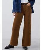 【バナナリパブリック ファクトリーストア/BANANA REPUBLIC FACTORY STORE】のBANANA REPUBLIC FACTORY STORE ワイドレッグ ハイライズ コーデュロイジーンズ 人気、トレンドファッション・服の通販 founy(ファニー) ファッション Fashion レディースファッション Fashion for Women コーデュロイ Corduroy, Cord Fabric ジーンズ Jeans, Denim Pants ハイライズ High Rise, High Waist バランス Balance, Style Balance リアル Real, Realistic ロング Long, Long-Length ワイド Wide, Wide Fit A/W・秋冬 Autumn/Winter thumbnail OXFORD_BROWN|ID: prp329100004831388 ipo3291000000035176445