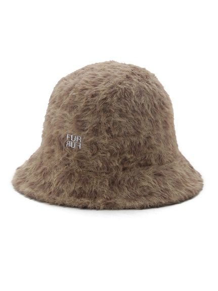 【ファーファー/FURFUR】のロゴ刺繍エコファーバケットハット インテリア・キッズ・メンズ・レディースファッション・服の通販 founy(ファニー) 　ファッション　Fashion　レディースファッション　Fashion for Women　シンプル　Simple, Minimal　スマート　Smart, Elegant　レオパード　Leopard, Animal Print　定番　Standard, Basic Item　無地　Plain, Solid Color　LEO[935]|ID: prp329100004831391 ipo3291000000035176465
