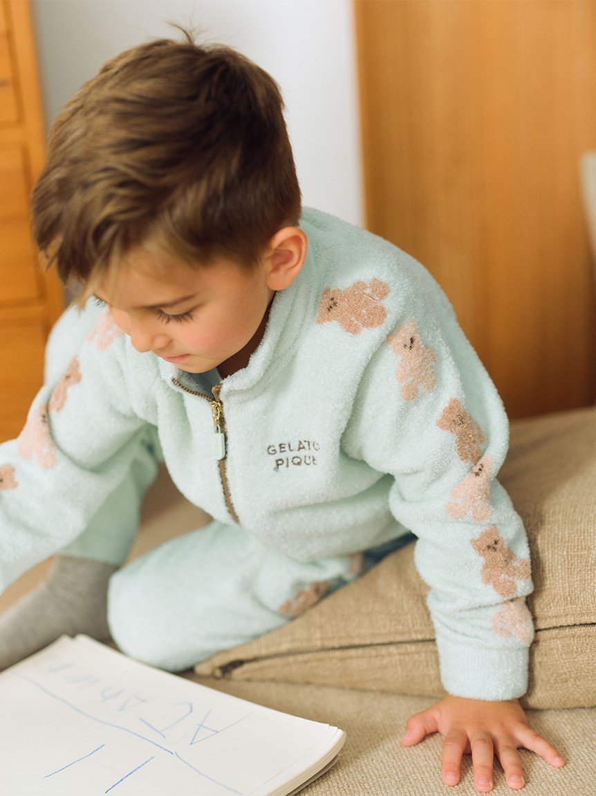 【ジェラート ピケ/gelato pique / KIDS】の【KIDS】スムーズィートラックジャケット インテリア・キッズ・メンズ・レディースファッション・服の通販 founy(ファニー) 　ファッション　Fashion　キッズファッション　Fashion for Kids　アウター　Coat Outerwear /Kids　秋　Autumn　吸水　Absorbent, Quick-Dry　ジャケット　Jacket, Outerwear　スマート　Smart, Elegant　トレンド　Trend, Trending Now　なめらか　Smooth, Silky Texture　フラワー　Flower, Floral　ラベンダー　Lavender　MNT[021]|ID: prp329100004831392 ipo3291000000035176475