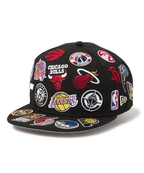 【ゴースローキャラバン/go slow caravan】のNEW ERA/ニューエラ 9FIFTY Team Logo Allover インテリア・キッズ・メンズ・レディースファッション・服の通販 founy(ファニー) ファッション Fashion レディースファッション Fashion for Women キャップ Cap, Baseball Cap コレクション Collection, Seasonal Line ニューヨーク New York, NYC Style 帽子 Hat, Headwear ブラック|ID: prp329100004831399 ipo3291000000035176527