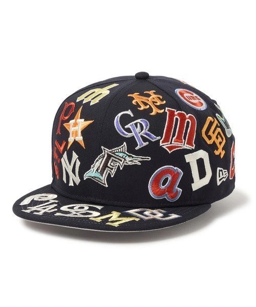【ゴースローキャラバン/go slow caravan】のNEW ERA/ニューエラ 9FIFTY Team Logo Allover インテリア・キッズ・メンズ・レディースファッション・服の通販 founy(ファニー) ファッション Fashion レディースファッション Fashion for Women キャップ Cap, Baseball Cap コレクション Collection, Seasonal Line ニューヨーク New York, NYC Style 帽子 Hat, Headwear ネイビー|ID: prp329100004831399 ipo3291000000035176530