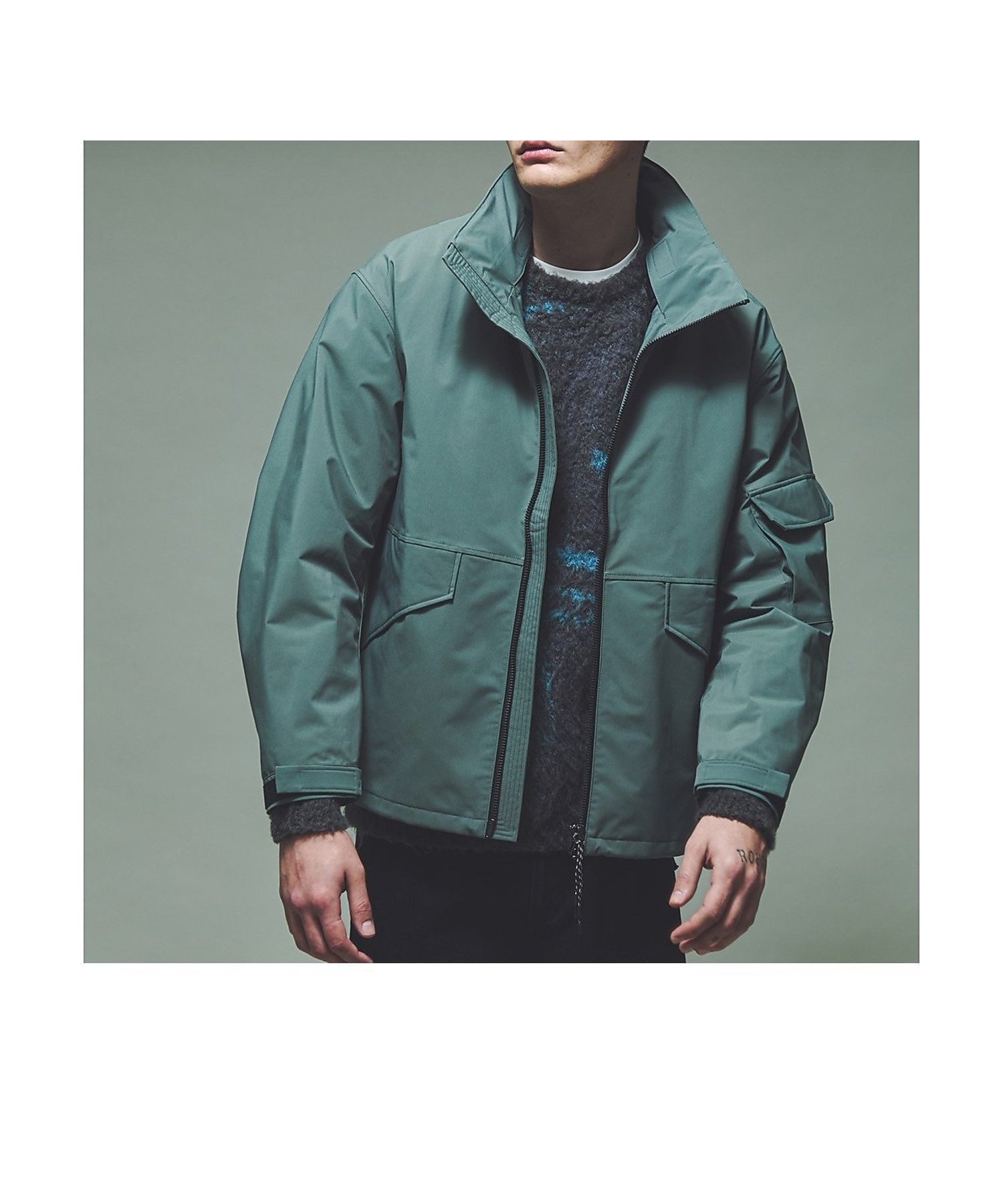 【アバハウス/ABAHOUSE / MEN】のTAIONライナー スタンドカラー シェルジャケット / ショートブルゾン インテリア・キッズ・メンズ・レディースファッション・服の通販 founy(ファニー) 　ファッション　Fashion　メンズファッション　Fashion for Men　インナー　Innerwear　春　Spring　コクーン　Cocoon, Cocoon Silhouette　ショート　Short, Short Length　ジャケット　Jacket, Outerwear　スタンド　Stand Collar, Upright Stand　スポーティ　Sporty, Casual Athletic　ダウン　Down, Puffer　ドローコード　Drawcord, Drawstring Cord　長袖　Long Sleeve, Full Sleeve　フォルム　Silhouette, Form　フラップ　Flap, Flap Pocket　フロント　Front, Front Design　ブルゾン　Blouson, Bomber Jacket　ポケット　Pocket, Pocket Detail　ライナー　Liner, Inner Layer　カーキ|ID: prp329100004831402 ipo3291000000035176563