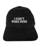 【ボンジュールレコード/bonjour records】のIDEA/アイデア SORRY I DONT WORK HERE CAP 人気、トレンドファッション・服の通販 founy(ファニー) ファッション Fashion レディースファッション Fashion for Women キャップ Cap, Baseball Cap クラシック Classic, Timeless Style フロント Front, Front Design ロンドン London Style, British Inspired thumbnail ブラック(01)|ID: prp329100004831405 ipo3291000000035176572