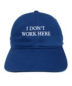 【ボンジュールレコード/bonjour records】のIDEA/アイデア SORRY I DONT WORK HERE CAP 人気、トレンドファッション・服の通販 founy(ファニー) ファッション Fashion レディースファッション Fashion for Women キャップ Cap, Baseball Cap クラシック Classic, Timeless Style フロント Front, Front Design ロンドン London Style, British Inspired thumbnail ブルー系(45)|ID: prp329100004831405 ipo3291000000035176578