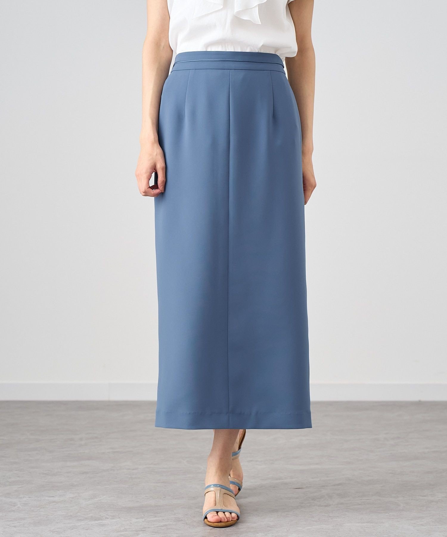 【アナイ/ANAYI】の【セットアップ対応商品】パウダリータイトロング スカート 人気、トレンドファッション・服の通販 founy(ファニー) 　ファッション　Fashion　レディースファッション　Fashion for Women　セットアップ　Matching Sets　スカート・ミニ/ミディ/マキシ　Skirts / Mini, Midi & Maxi Skirts　スマート　Smart, Elegant　スリット　Slit, Slit Detail　セットアップ　Set-Up, Coordinated Outfit　雑誌　Magazine, Fashion Magazine　タイトスカート　Pencil Skirt, Tight Skirt　パイピング　Piping, Trim Design　ロング　Long, Long-Length　再入荷　Restock / Back in Stock　 other-1|ID: prp329100004831416 ipo3291000000035176652