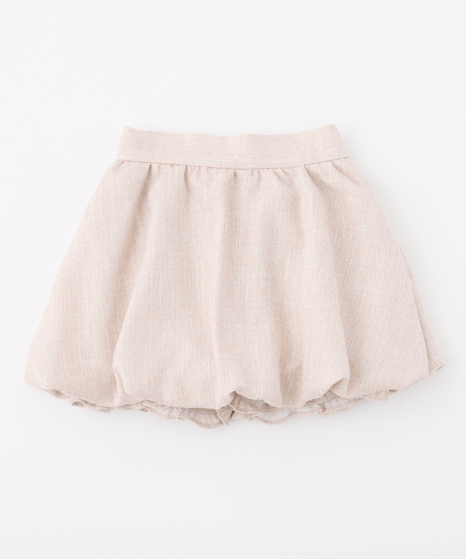 【ナイスクラップ/NICE CLAUP】の【premiumorder】バルーンミニスカート/サイズ展開あり インテリア・キッズ・メンズ・レディースファッション・服の通販 founy(ファニー) 　ファッション　Fashion　レディースファッション　Fashion for Women　スカート　Skirts　ミニスカート　Mini Skirts　2025年　2025　2025春夏・S/S　Spring/Summer 2025 SS25　おすすめ　Recommended / Our Picks　コンパクト　Compact, Small Size　シューズ　Shoes, Footwear　ショート　Short, Short Length　ジャケット　Jacket, Outerwear　トレンド　Trend, Trending Now　バランス　Balance, Style Balance　バルーン　Balloon, Balloon Silhouette　ミニスカート　Mini Skirt, Short Skirt　ロング　Long, Long-Length　今季　This Season, Current Season　厚底　Platform Shoes　ピンクベージュ|ID: prp329100004831418 ipo3291000000035176677