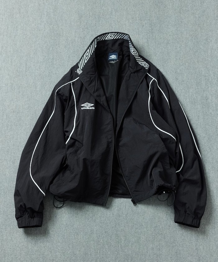 【フリークスストア/FREAK'S STORE】の別注 Nylon Track Jacket インテリア・キッズ・メンズ・レディースファッション・服の通販 founy(ファニー) 　ファッション　Fashion　メンズファッション　Fashion for Men　シンプル　Simple, Minimal　スポーツ　Sports, Activewear　デニム　Denim, Jeans Material　トレンド　Trend, Trending Now　パイピング　Piping, Trim Design　フロント　Front, Front Design　プリント　Print, Printed Pattern　ベーシック　Basic, Essential　別注　Limited Edition, Custom Order　ミックス　Mix, Mixed Style　ワイド　Wide, Wide Fit　S/S・春夏　SS, Spring/Summer, Warm Season　おすすめ　Recommended / Our Picks　夏　Summer　2026年　2026　ブラック|ID: prp329100004831432 ipo3291000000035176814