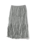 【マーコート/MARcourt】のmizuiro ind ウールブレンドティアードワッシャースカート 人気、トレンドファッション・服の通販 founy(ファニー) ファッション Fashion レディースファッション Fashion for Women スカート Skirts ウォーム Warm Fabric セットアップ Set-Up, Coordinated Outfit タイツ Tights, Legwear ポケット Pocket, Pocket Detail リラックス Relax, Relaxed Fit ルーズ Loose, Oversized ワイド Wide, Wide Fit ワッシャー Washer, Crinkled Finish 無地 Plain, Solid Color thumbnail ライトグレー|ID: prp329100004831434 ipo3291000000035176828