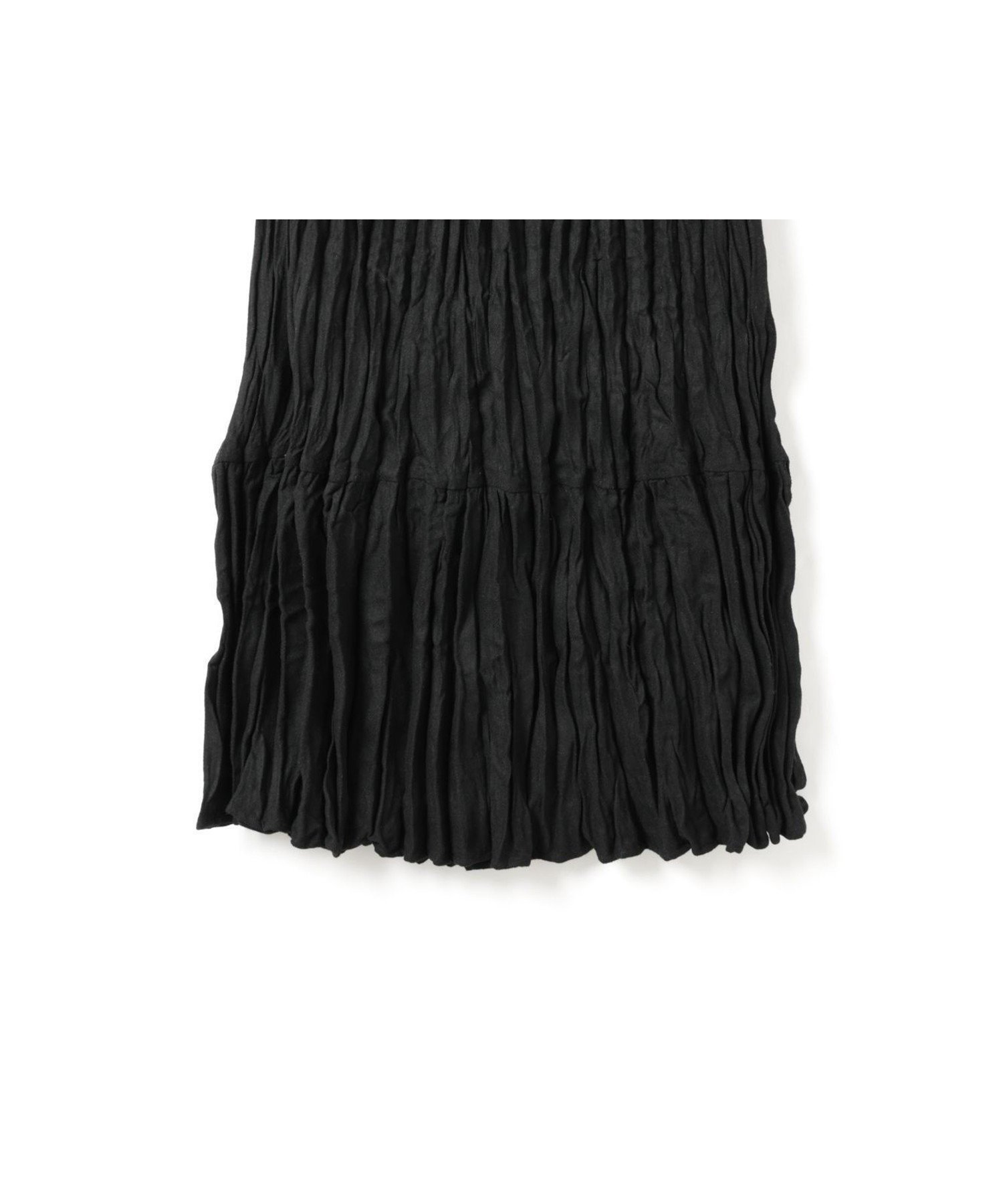 【マーコート/MARcourt】のmizuiro ind ウールブレンドティアードワッシャースカート インテリア・キッズ・メンズ・レディースファッション・服の通販 founy(ファニー) 　ファッション　Fashion　レディースファッション　Fashion for Women　スカート　Skirts　ウォーム　Warm Fabric　セットアップ　Set-Up, Coordinated Outfit　タイツ　Tights, Legwear　ポケット　Pocket, Pocket Detail　リラックス　Relax, Relaxed Fit　ルーズ　Loose, Oversized　ワイド　Wide, Wide Fit　ワッシャー　Washer, Crinkled Finish　無地　Plain, Solid Color　ブラック|ID: prp329100004831434 ipo3291000000035176832
