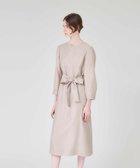 【ポール スチュアート/Paul Stuart】の【ウォッシャブル】シアーオーガンジージャガード ワンピース ベージュ|ID: prp329100004831443 ipo3291000000035176917