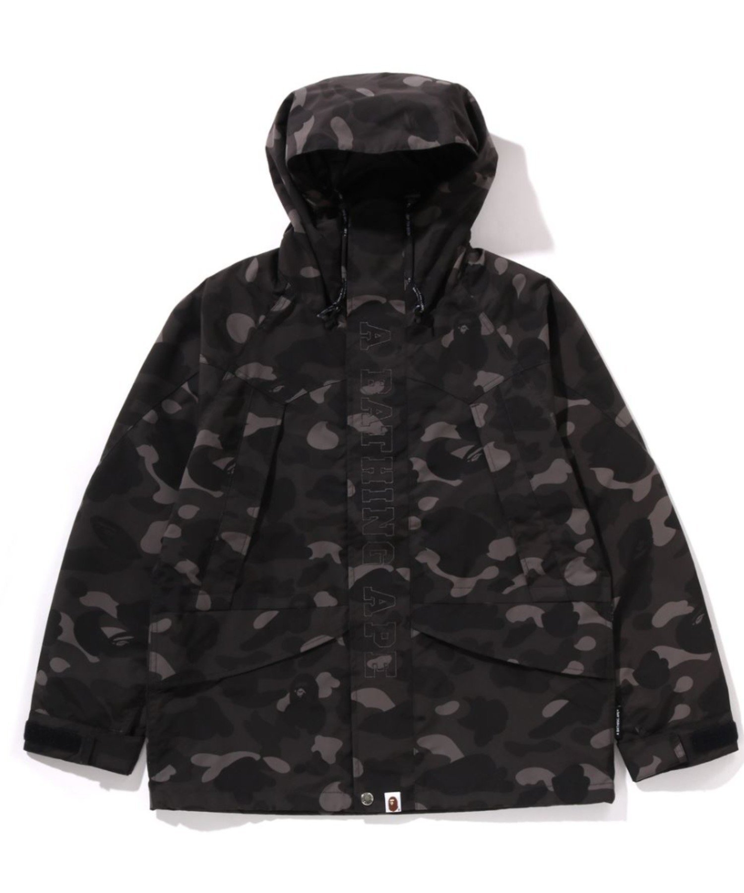 【アベイシングエイプ/A BATHING APE / MEN】のCOLOR CAMO SNOWBOARD JACKET インテリア・キッズ・メンズ・レディースファッション・服の通販 founy(ファニー) 　ファッション　Fashion　メンズファッション　Fashion for Men　ジャケット　Jacket, Outerwear　フロント　Front, Front Design　BLACK|ID: prp329100004831444 ipo3291000000035176920