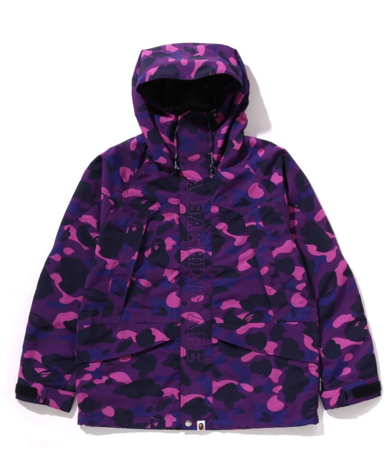 【アベイシングエイプ/A BATHING APE / MEN】のCOLOR CAMO SNOWBOARD JACKET インテリア・キッズ・メンズ・レディースファッション・服の通販 founy(ファニー) 　ファッション　Fashion　メンズファッション　Fashion for Men　ジャケット　Jacket, Outerwear　フロント　Front, Front Design　PURPLE|ID: prp329100004831444 ipo3291000000035176922