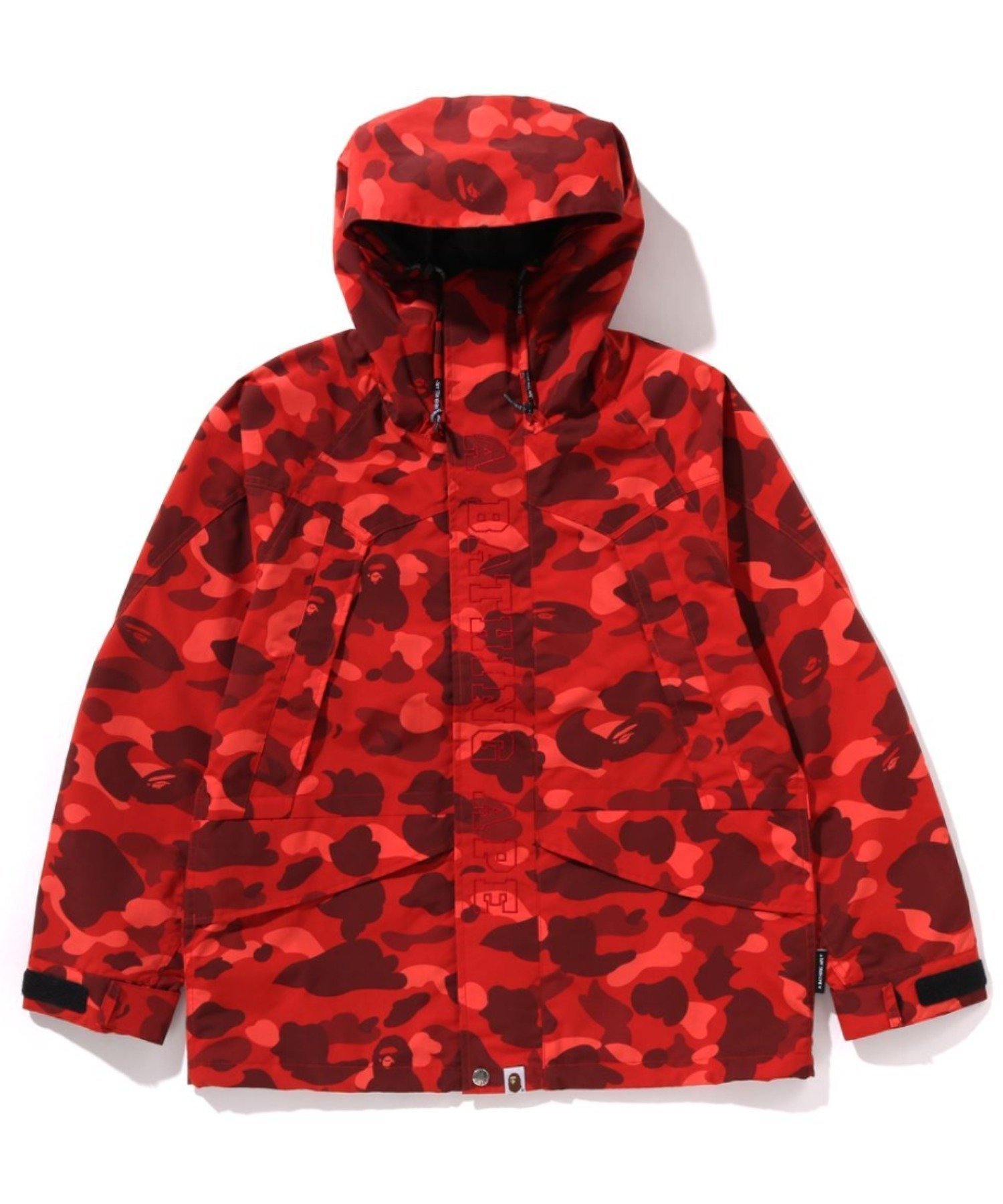 【アベイシングエイプ/A BATHING APE / MEN】のCOLOR CAMO SNOWBOARD JACKET インテリア・キッズ・メンズ・レディースファッション・服の通販 founy(ファニー) 　ファッション　Fashion　メンズファッション　Fashion for Men　ジャケット　Jacket, Outerwear　フロント　Front, Front Design　RED|ID: prp329100004831444 ipo3291000000035176924