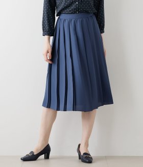 【ニューヨーカー/NEWYORKER】のポリエステルソフトクロス プリーツスカート 人気、トレンドファッション・服の通販 founy(ファニー) ファッション Fashion レディースファッション Fashion for Women スカート Skirts プリーツスカート / 上品フェミニンスタイル Pleated Skirts クール Cool, Chic プリーツ Pleats, Pleated ベーシック Basic, Essential ポケット Pocket, Pocket Detail A/W・秋冬 Autumn/Winter |ID:prp329100004831447