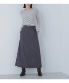 【ナチュラル ビューティー ベーシック/NATURAL BEAUTY BASIC】のベルテッドセミフレアロングスカート 人気、トレンドファッション・服の通販 founy(ファニー) ファッション Fashion レディースファッション Fashion for Women スカート Skirts ロングスカート Long Skirts / Maxi & Midi Skirts シルバー Silver, Metallic Silver シンプル Simple, Minimal ストレッチ Stretch, Stretchy Fabric スリット Slit, Slit Detail センター Center, Center Line フラップ Flap, Flap Pocket マニッシュ Mannish, Boyish ロング Long, Long-Length ビジネス 仕事 通勤 Business / Work / Commuting thumbnail チャコール1|ID: prp329100004831449 ipo3291000000035176994