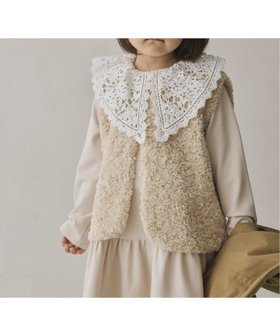 【イエナアンファン/IENA ENFANT / KIDS】のカーリングボアベスト baby-kids(70cm-140cm) 人気、トレンドファッション・服の通販 founy(ファニー) ファッション Fashion キッズファッション Fashion for Kids ベスト Vest, Waistcoat リアル Real, Realistic おすすめ Recommended / Our Picks |ID:prp329100004831452