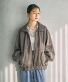 【レプシィム ローリーズファーム/LEPSIM LOWRYS FARM】のフェイクスエードユルブルゾン 人気、トレンドファッション・服の通販 founy(ファニー) ファッション Fashion レディースファッション Fashion for Women アウター Coat / Outerwear Collection ブルゾンジャケット・スポーティアウター Blouson Jackets おすすめ Recommended / Our Picks ギャザー Gathered, Ruffled サテン Satin, Glossy Fabric デニム Denim, Jeans Material ブルゾン Blouson, Bomber Jacket レース Lace, Lace Fabric 春 Spring 秋 Autumn thumbnail チャコール18|ID: prp329100004831458 ipo3291000000035177061