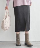 【イッカ/ikka】のGOKU楽フェイクスエードスカート 人気、トレンドファッション・服の通販 founy(ファニー) ファッション Fashion レディースファッション Fashion for Women スカート Skirts カットソー Cut and Sewn Top ストレッチ Stretch, Stretchy Fabric タイトスカート Pencil Skirt, Tight Skirt ポケット Pocket, Pocket Detail エレガント 上品 Elegant A/W・秋冬 Autumn/Winter thumbnail ブラック|ID: prp329100004831459 ipo3291000000035177065