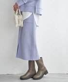 【イッカ/ikka】のGOKU楽フェイクスエードスカート 人気、トレンドファッション・服の通販 founy(ファニー) ファッション Fashion レディースファッション Fashion for Women スカート Skirts カットソー Cut and Sewn Top ストレッチ Stretch, Stretchy Fabric タイトスカート Pencil Skirt, Tight Skirt ポケット Pocket, Pocket Detail エレガント 上品 Elegant A/W・秋冬 Autumn/Winter thumbnail ライトブルー|ID: prp329100004831459 ipo3291000000035177067