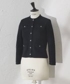 【アマカ/AMACA】の【ATELIER COLLECTION】ブークレージャカードニットジャケット 人気、トレンドファッション・服の通販 founy(ファニー) ファッション Fashion レディースファッション Fashion for Women アウター Coat / Outerwear Collection レディースジャケット・軽アウター Jackets コレクション Collection, Seasonal Line ジャカード／ジャガード Jacquard, Woven Pattern ジャケット Jacket, Outerwear ツイード Twill, Twill Weave バランス Balance, Style Balance パール Pearl, Pearl Accent フォーマル Formal, Dressy ポケット Pocket, Pocket Detail ワーク Workwear, Utility Style エレガント 上品 Elegant thumbnail ブラックネイビー|ID: prp329100004831462 ipo3291000000035177099
