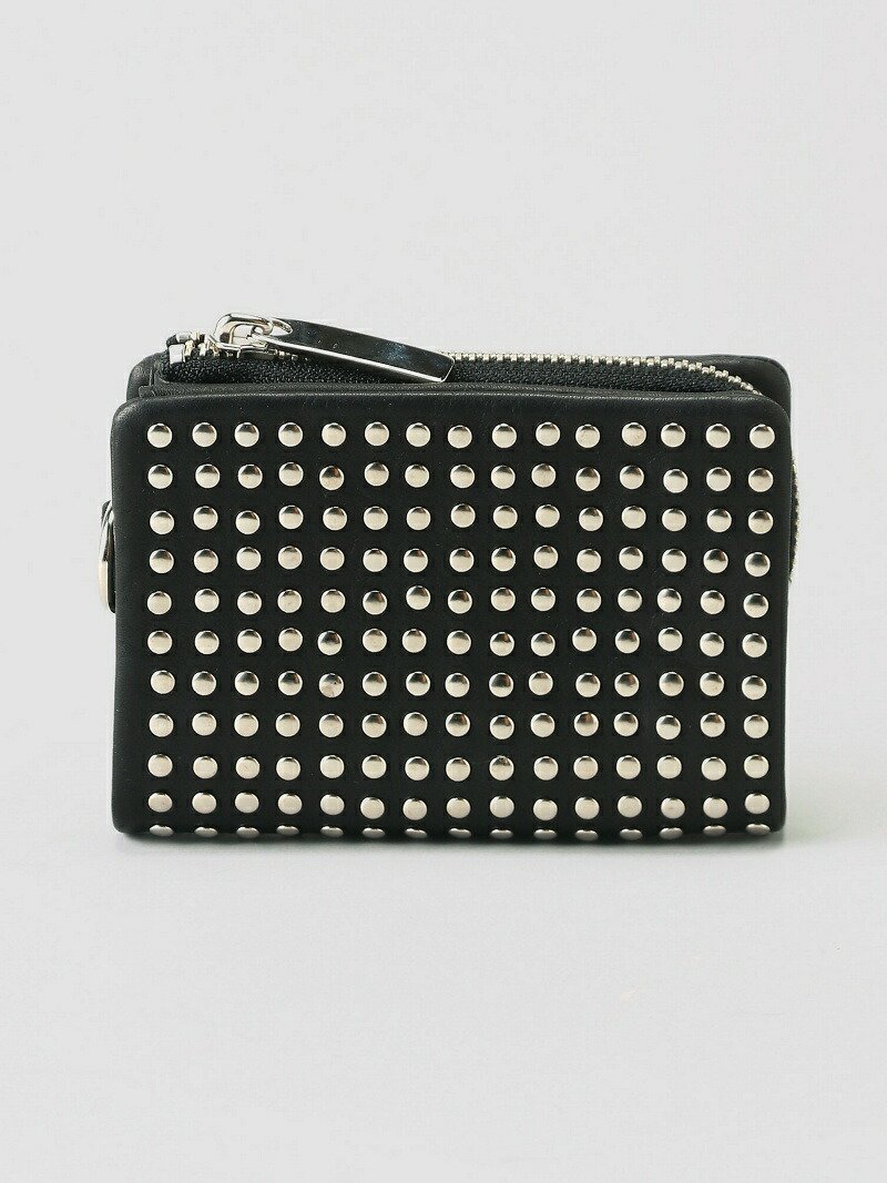 【パトリックステファン/PATRICK STEPHAN】のPATRICK STEPHAN / Leather micro wallet all-studs 2 オールスタッズ レザー 財布 札入れ インテリア・キッズ・メンズ・レディースファッション・服の通販 founy(ファニー) 　ファッション　Fashion　レディースファッション　Fashion for Women　ミニ財布・二つ折り財布　Wallets & Card Cases　おすすめ　Recommended / Our Picks　スタッズ　Studs, Metal Accents　財布　Wallet, Purse　SILVER|ID: prp329100004831476 ipo3291000000035177204