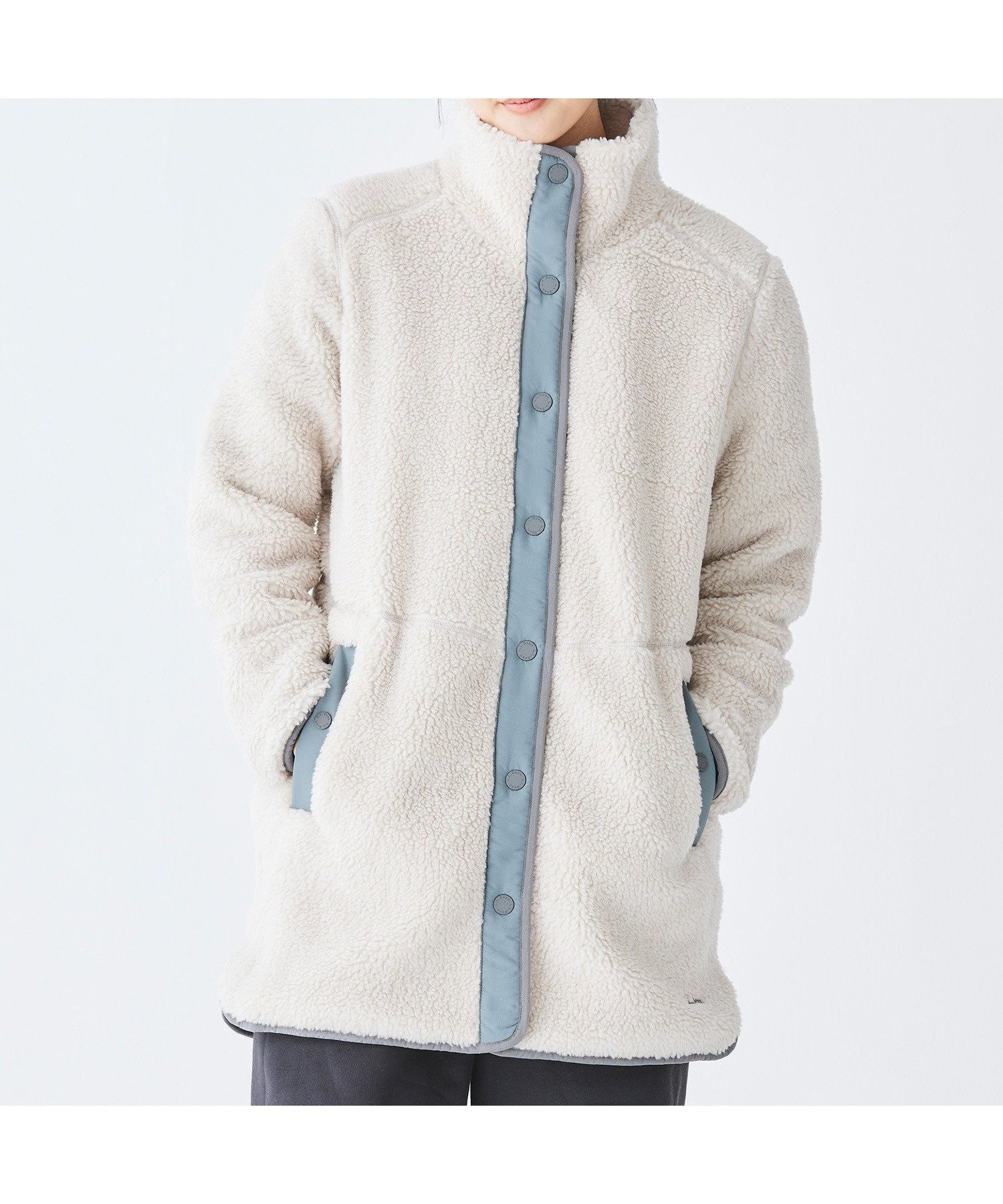 【エルエルビーン/L.L.Bean】のビーンズ・シェルパ・フリース・コート 米国フィット・プチ 人気、トレンドファッション・服の通販 founy(ファニー) 　ファッション　Fashion　レディースファッション　Fashion for Women　アウター　Coat / Outerwear Collection　コート・ロングコート・ピーコート　Long Coats, Peacoats & More　スリット　Slit, Slit Detail　人気　Popular, Best Seller　フィット　Fit, Slim Fit　ポケット　Pocket, Pocket Detail　 other-1|ID: prp329100004831499 ipo3291000000035177401