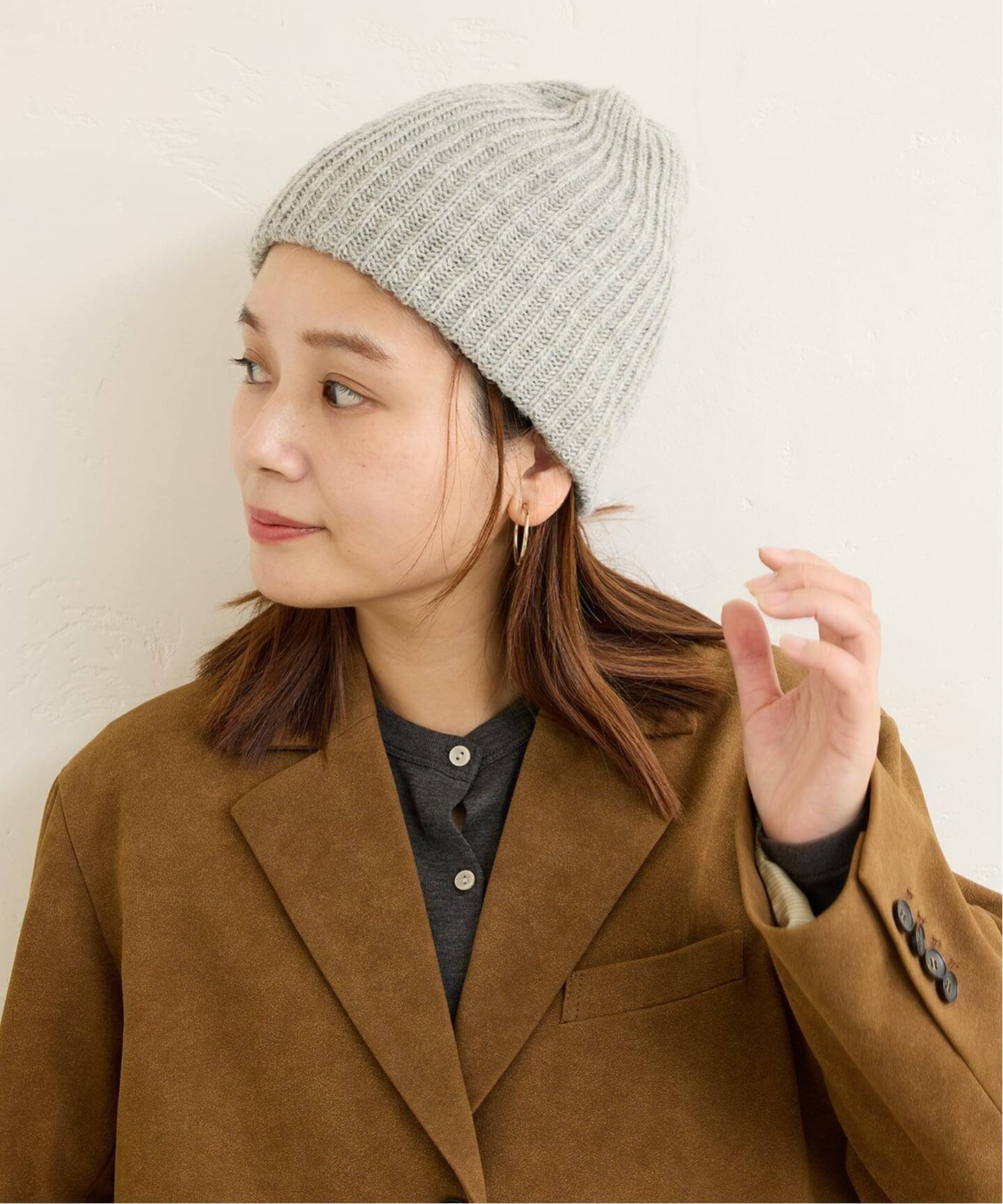 【ジャーナルスタンダード/JOURNAL STANDARD】の【STUART AUSTIN/スチュアート オースティン】リブニット帽 インテリア・キッズ・メンズ・レディースファッション・服の通販 founy(ファニー) 　ファッション　Fashion　レディースファッション　Fashion for Women　トップス・カットソー　Cut & Sew Tops　ニット　Knit Tops & Sweaters　スマート　Smart, Elegant　リブニット　Rib Knit, Ribbed Knit　グレー|ID: prp329100004831503 ipo3291000000035177467