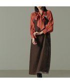 【ナノ ユニバース/nano universe】のベロアキャミワンピース モカ3|ID: prp329100004831523 ipo3291000000035177625